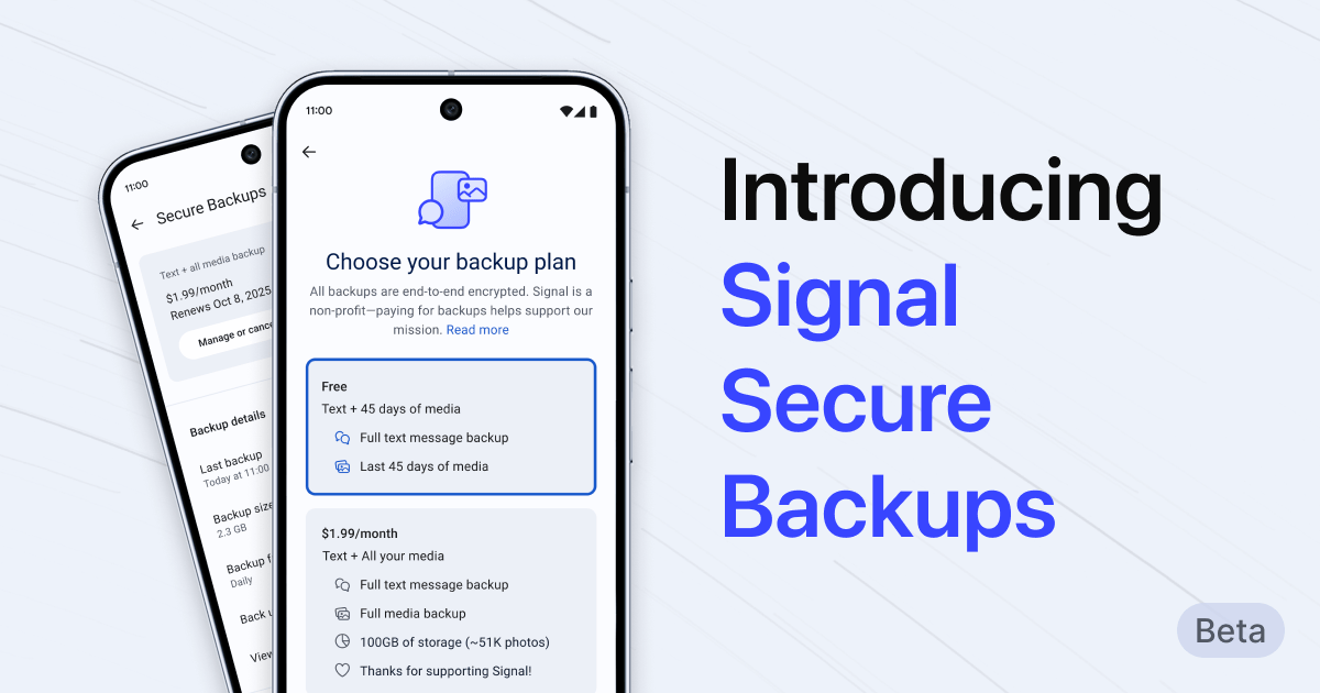 Line photos Backup files
